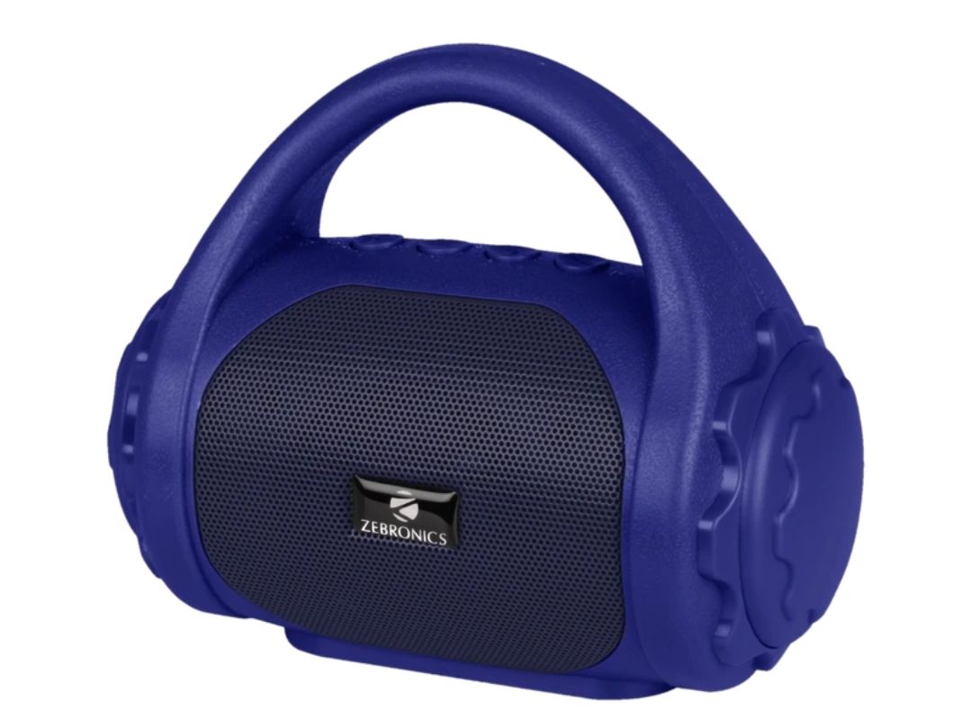 ZEBRONICS Zeb-County (Blue) 3 W Bluetooth Speaker (Blue, Mono Channel)