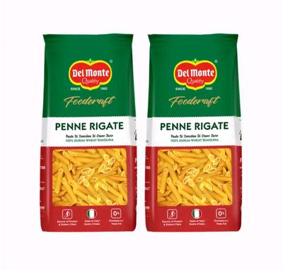 Blinkit: Del Monte Food Craft Penne Rigati Domestic Pasta (2×400gm)