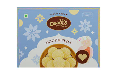 Instamart - Daadi's Doodh Peda - Pure Ghee @ 41, Del monte Pomace Oil 1L @208 and more