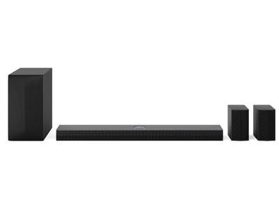 LG New Launch SQ75TR, 600W, 5.1.1Ch, Dolby Atmos, Center Up-Firing Speaker, AI Sound Pro, Wow Synergy, Wireless Subwoofer, Rear Speaker Inbuilt Receiver, QNED Matching Bracket Inside (2024 QNED TV)