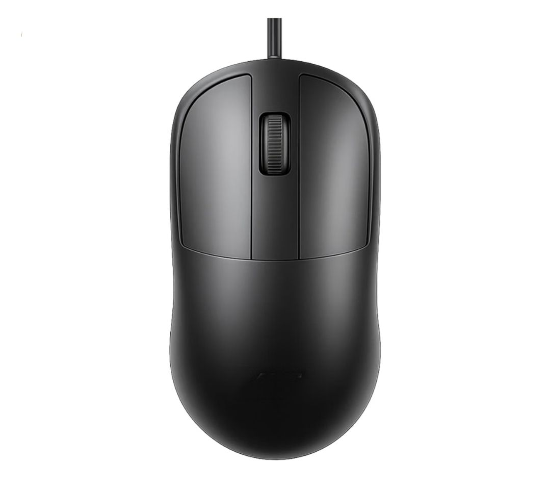 Ant Globe 18 Wired Optical Mouse, USB Type C Computer Mouse with Adjustable 1600 DPI Sensor, Ergonomic Lightweight Corded Office Mouse with 1.2m Cable for Laptop, PC, Desktop,Windows,Mac &Linux, Black