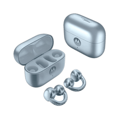 MOTOROLA Moto Loop Swarovski| Sound by Bose|Sweat proof Bluetooth Headset (Ice Melt, True Wireless)