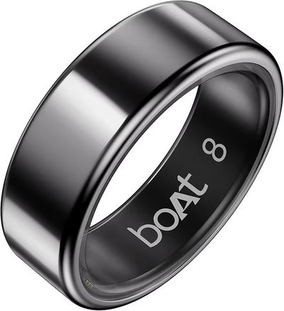 boAt SmartRing Active Plus, Auto HR, Sleep, SpO2, Stress & Skin Temperature Monitor