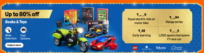 Amazon Great Indian Festival - Up to 80% OFF Books & Toys