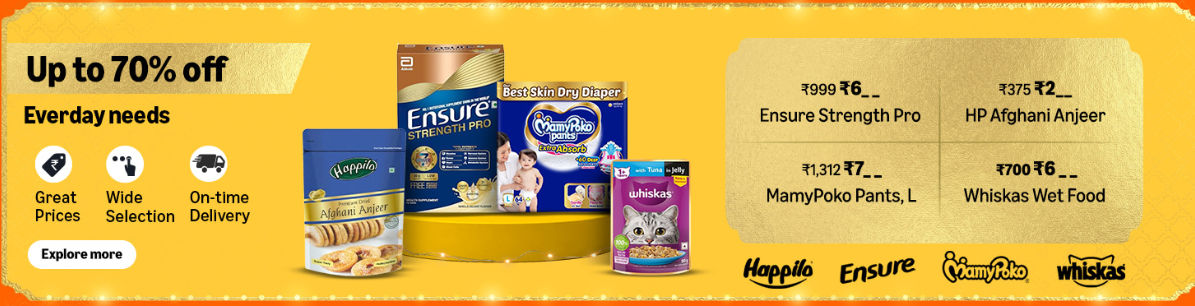 Amazon Great Indian Festival - Up to 70% OFF Everyday Needs