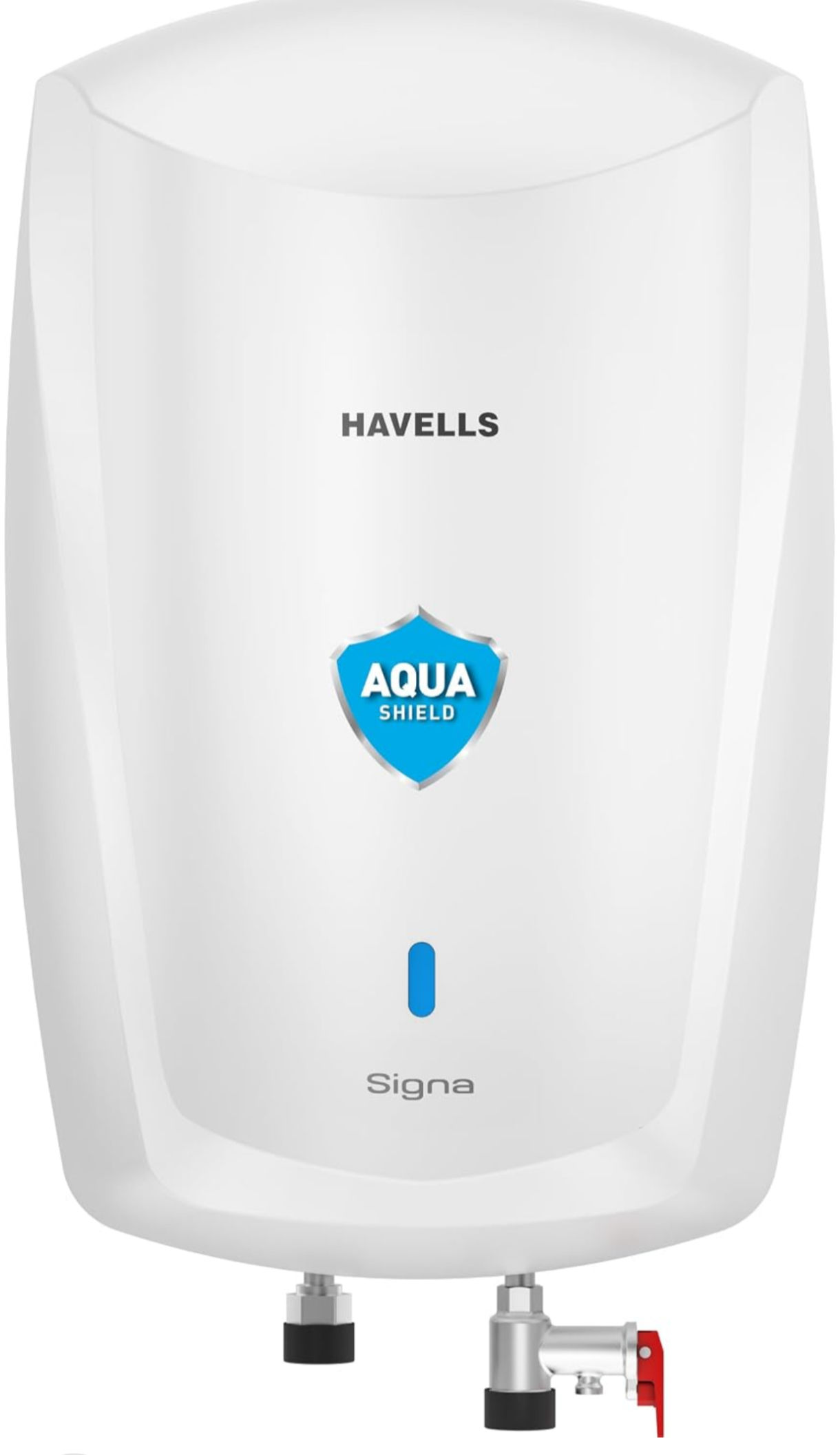 Havells Signa 5L Instant Water Heater(Geyser) with Anti Rust Aqua Shield| Twin LED Indicator| Shock Proof Body| ISI Marked| Fire Retardant Power Cord| Warranty- 5Yr on inner tank & 2Yr comprehensive