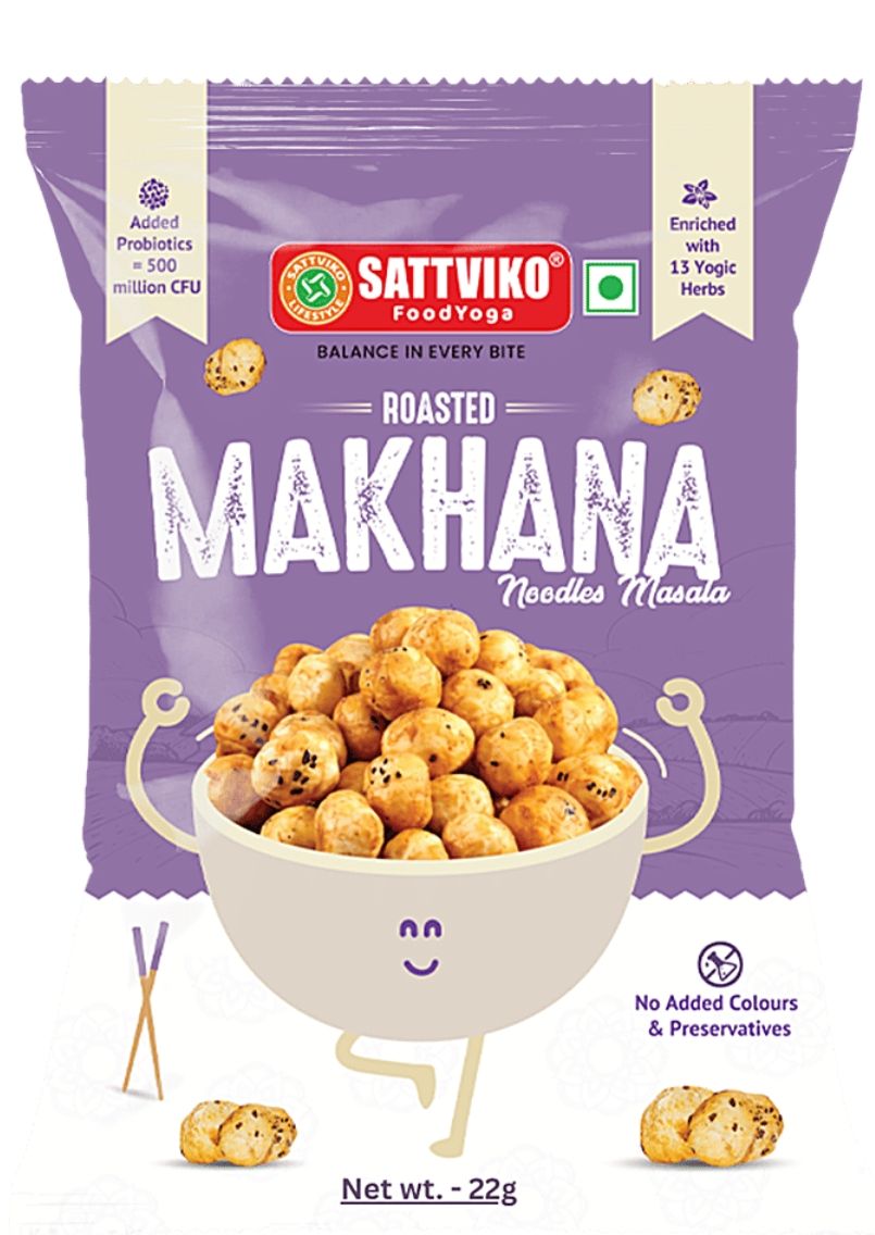 Sattviko Noodles Masala Roasted Makhana And Many More Packs