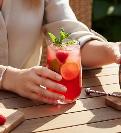 Yera Prima Aqua Water/Juice/Cocktail Glass- 335 ml Each -Set of 6 pcs [42% Coupon]