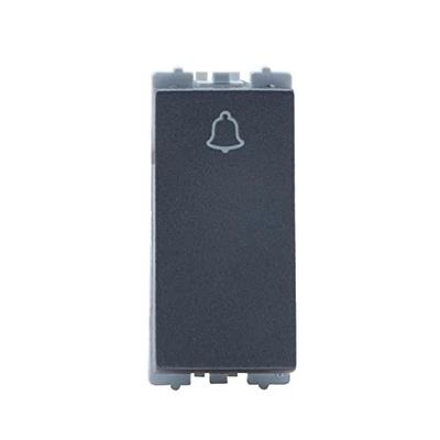 Wipro Northwest Nowa 6A Bell Push, Silver Grey (pack of 20)