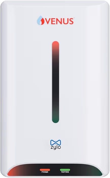 VENUS ZYLO 3 Litre Instant water heater with 3kW copper element | Instant Geyser for Bathroom and Kitchen | Fast Heating