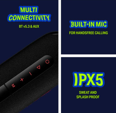boAt Stone Arc Pro Plus, Spatial Audio, 78mm Drivers, 12H Battery, RGBs & App Support 45 W Bluetooth Home Audio Speaker