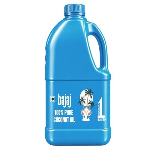 Bajaj 100% Pure Coconut Oil 900ml | Made with Premium Grade 1 Quality Coconuts