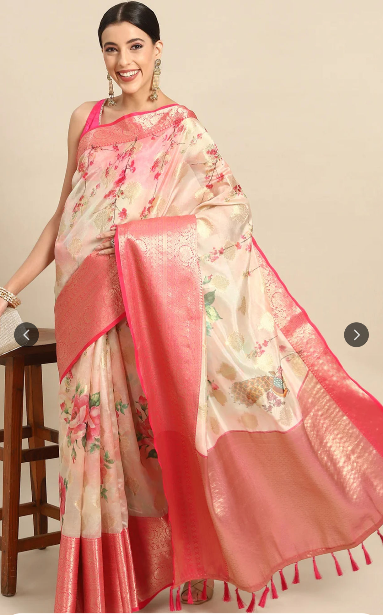 Sarees upto 90% off + ₹50 off with Coupon