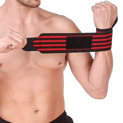 Gym Wrist Supporter for Men & Women Wrist Band for Gym with Thumb Loop