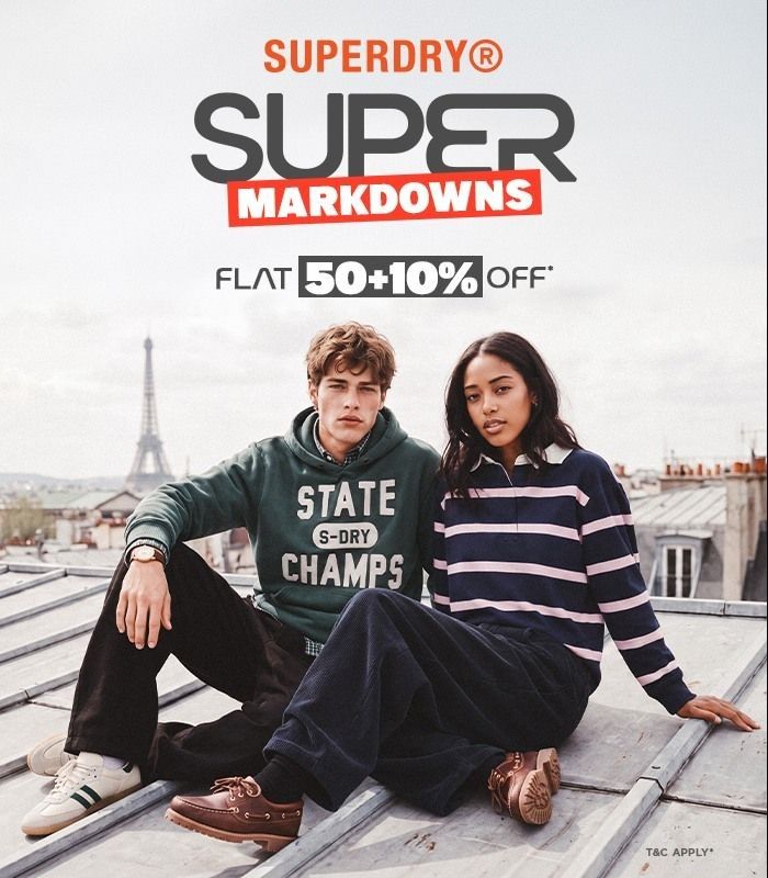 Super Markdowns | Flat 50+10% Off