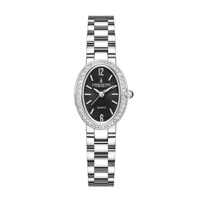 London Fog Queenhithe Collection Watch for Women with Oval Textured Dial