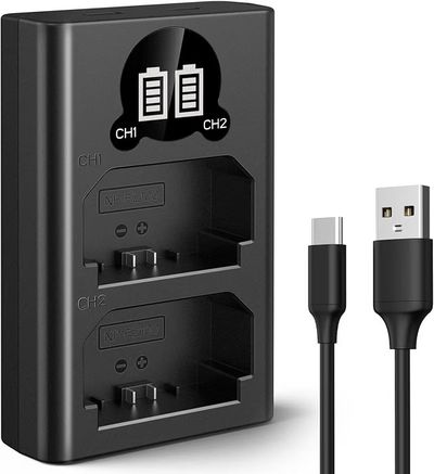 K&F Concept NP-FZ100 Battery Charger, Dual LCD Battery Charger