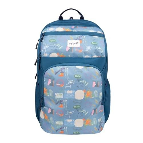 F Gear Akira Black 26L Backpack, 3 Spacious Compartments