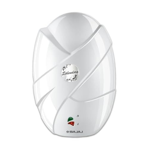 Bajaj Splendora 3L 3KW Vertical Instant Water Heater for Home | White