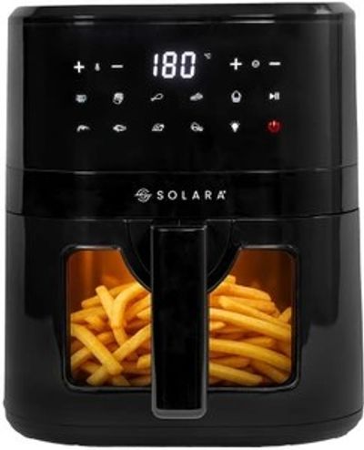 Solara Air Fryer 4.5L with See Through Window, 10 Preset Menus, 3...more