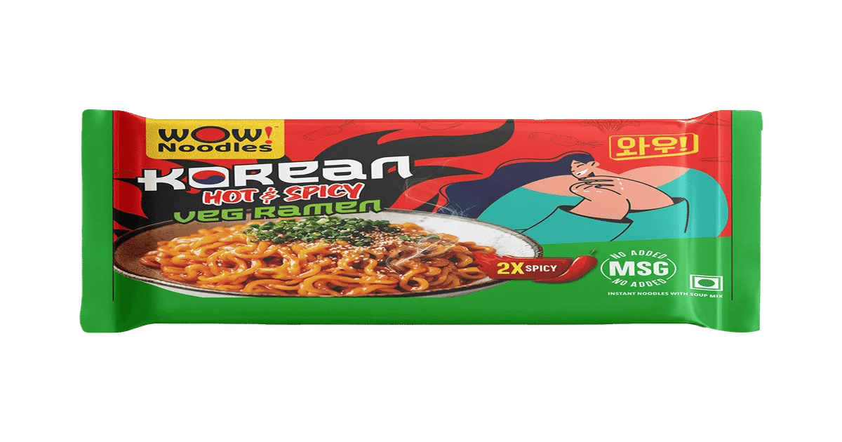 Instamart : WOW Noodles Korean Hot & Spicy Veg