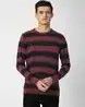 Red & Navy Blue Sweaters & Cardigans for Men by PETER ENGLAND