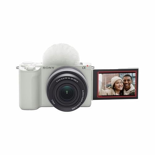 Sony Alpha ZV-E10M2K 26 MP Interchangeable Lens Mirrorless Vlog Camera for Creators - (White)