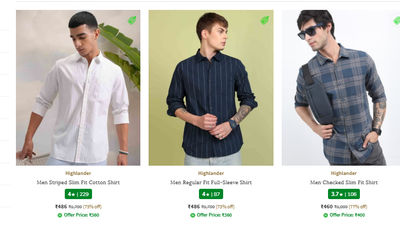 Highlander Men's Casual Shirt Collection - Up to 77% Off