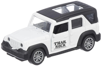 Niku 1:32 Scale DieCast Metal Toy Car Pull Back Action Openable Doors 4x4 Thar/Jeep Premium Car Toy Light Music for Kids Realistic Miniature Model Best Gift 2+yrs Girls Boys Random Colors