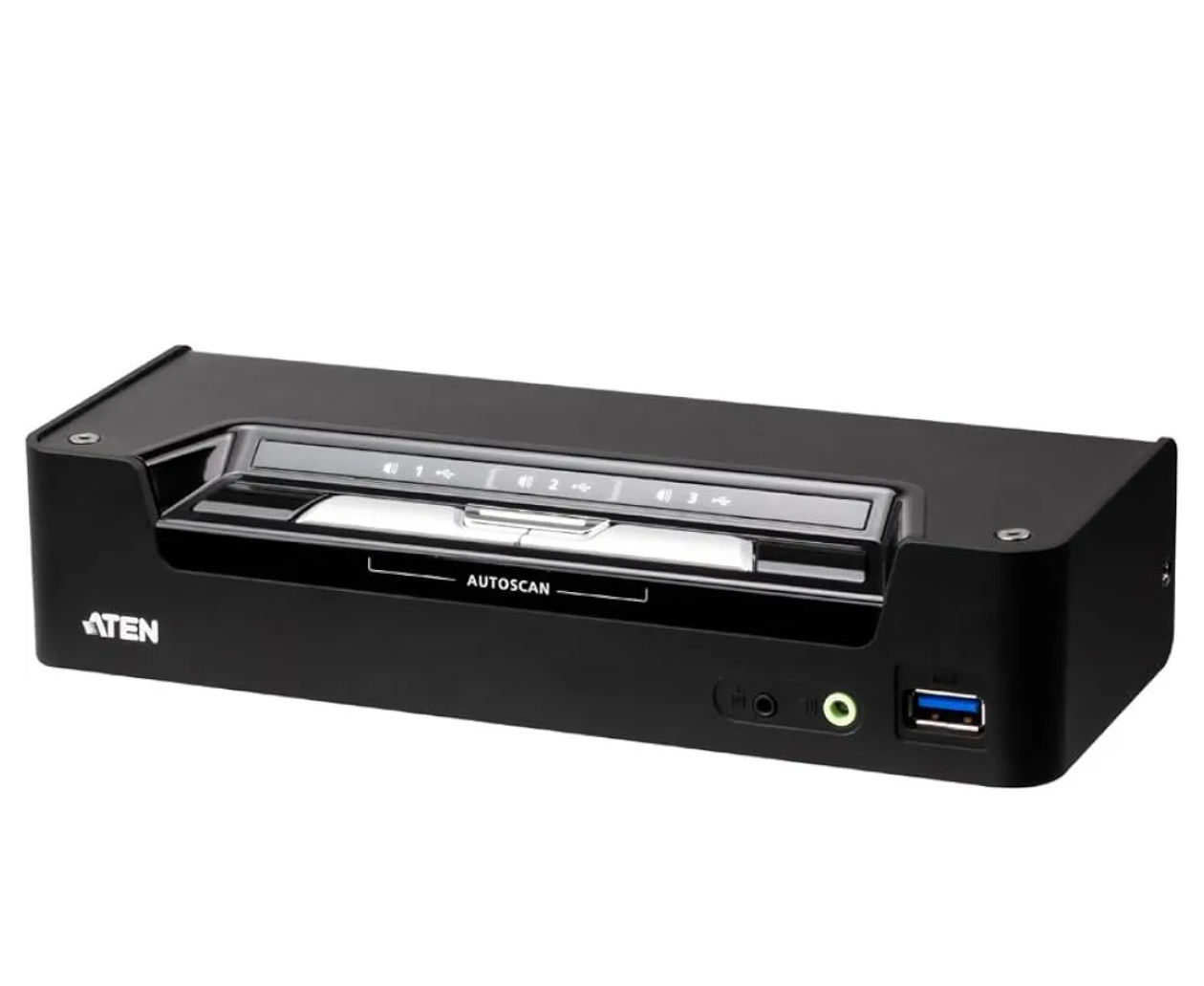 ATEN 3-Port USB-C DP Hybrid KVMP Switch W/in