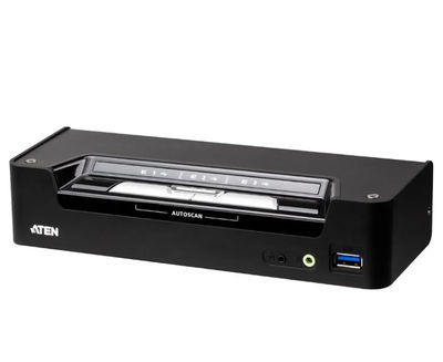 ATEN 3-Port USB-C DP Hybrid KVMP Switch W/in