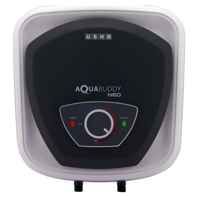 USHA AquaBuddy Neo Geyser 25 Litre 5 Star BEE Rating | Copper Heating Element | Storage Water Heater with Anti-Rust Protection | Warranty: 8 Yr Tank, 2 Yr Product