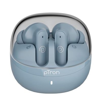 pTron Bassbuds Indie in-Ear TWS Earbuds w/ 10mm Drivers