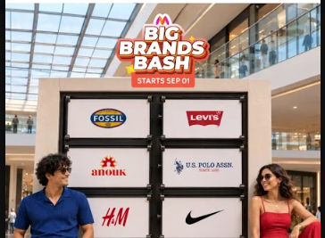 Myntra Big bands Bash starts sep 01 | up to 80 % 0ff+ Bank offers