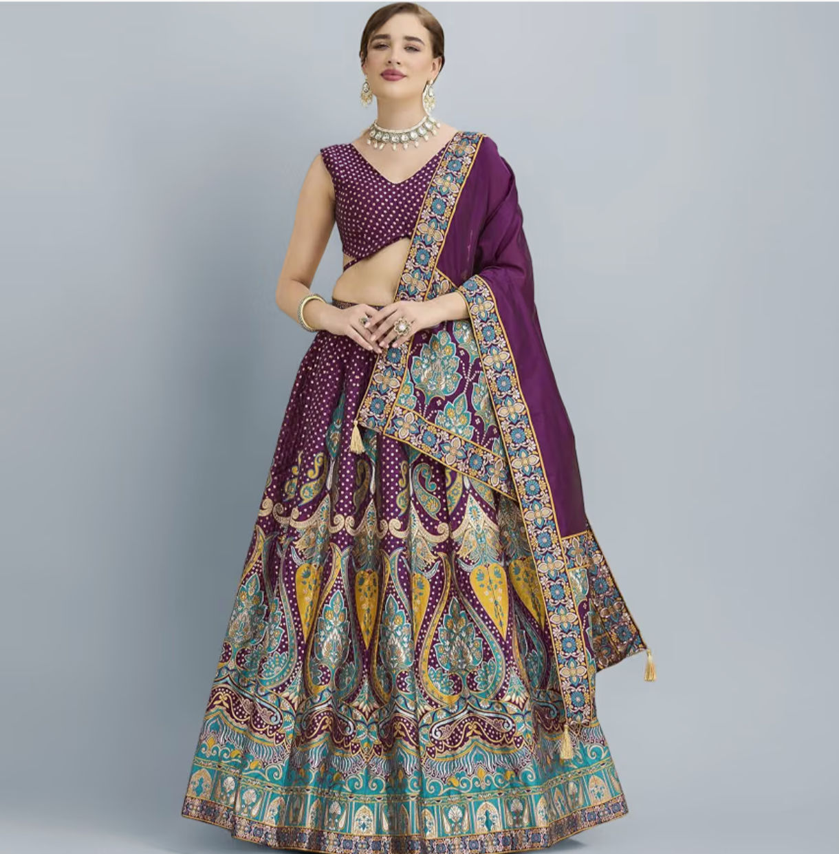 UPTO 89% off on Purvaja Lehenga choli set