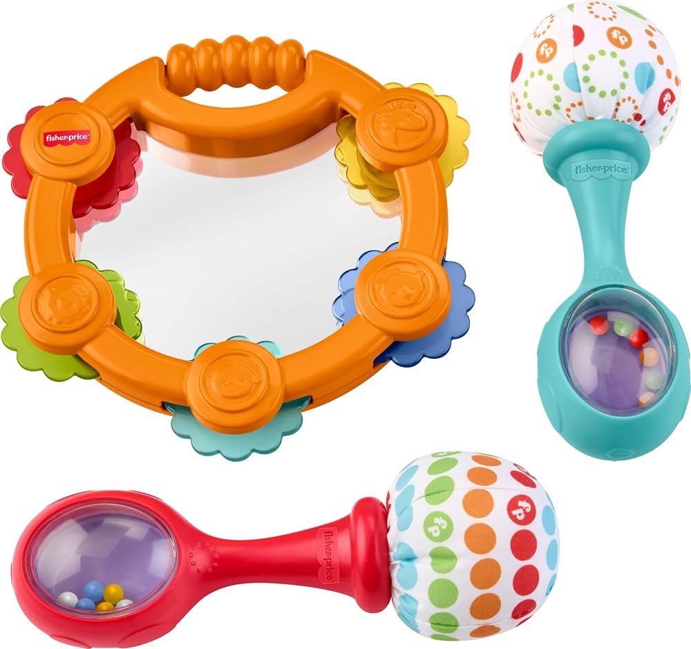 Lowest - FISHER-PRICE Tambourine & Maracas Gift Set