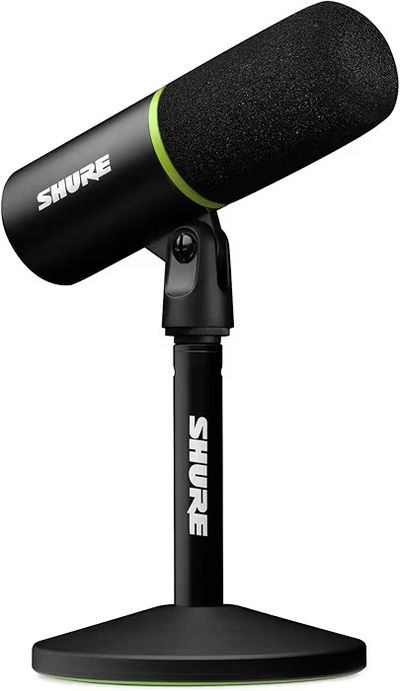 Shure MV6 Gaming Microphone, Dynamic USB PC Mic for Gaming & Streaming