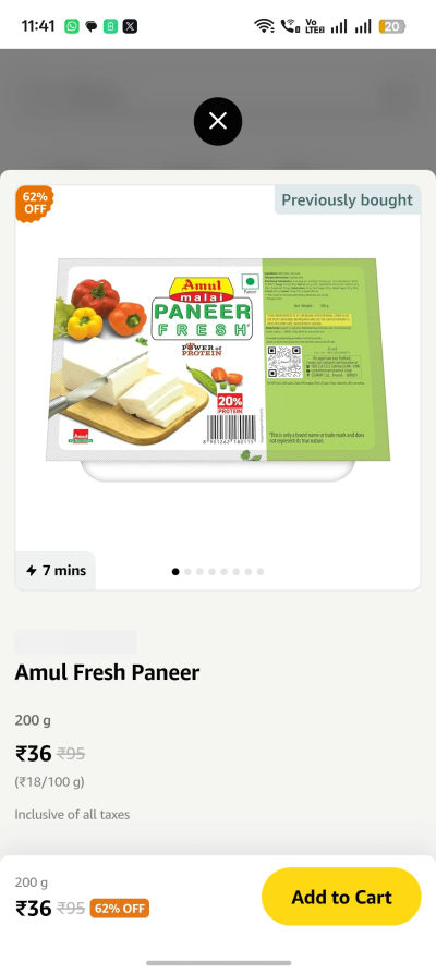 amul paneer