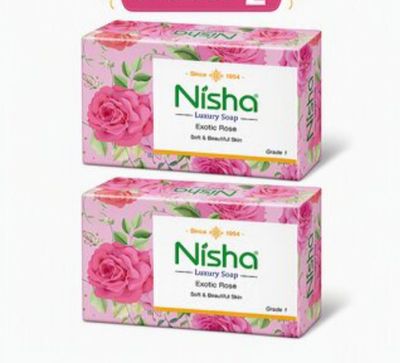 Rose soap (2*100g) @18 including charges