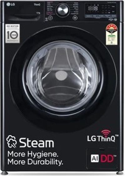 LG 12 kg 5 Star, AI Direct Drive Technology, Wi-Fi Enabled, Steam...more