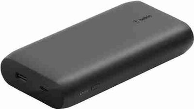 BELKIN 20000 mAh 30 w Power Bank (Black, Lithium-ion, for Laptop, Mobile)