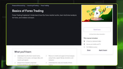 100% OFF | Forex Trading: Learn Charts, Trends, and Price Analysis