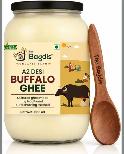 Sample @999 - The Bagdis Organic A2 Desi Buffalo Ghee 1L