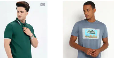 Tees- Lee,Wrangler & more Flat 80 % or more