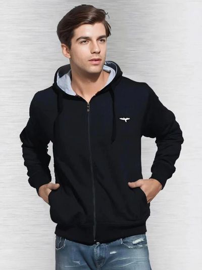 Nikshi Men Solid Casual Jacket