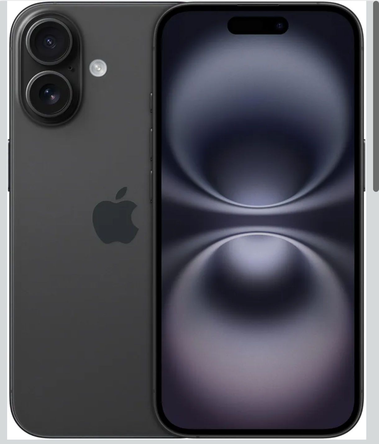 Apple iPhone 16 128 GB: 5G Mobile Phone with Camera Control, A18 Chip and a Big Boost in Battery Life. Works with AirPods;