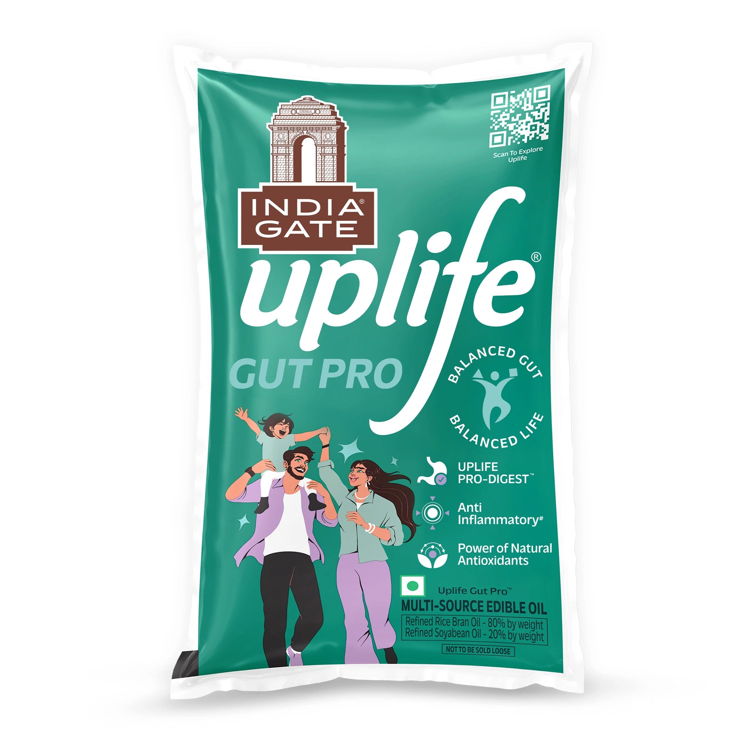Zepto - India Gate Uplife Gut Pro Oil | Healthy Cooking Oil
