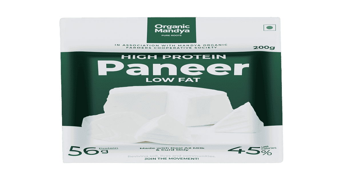 Instamart - Organic Mandya High protein paneer 200g