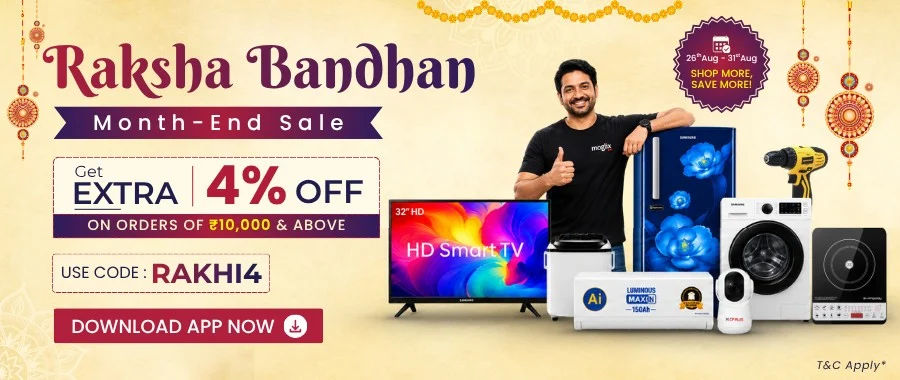 Moglix Raksha Bandhan Month End sale - Upto 75% Off + 4% Off Discount