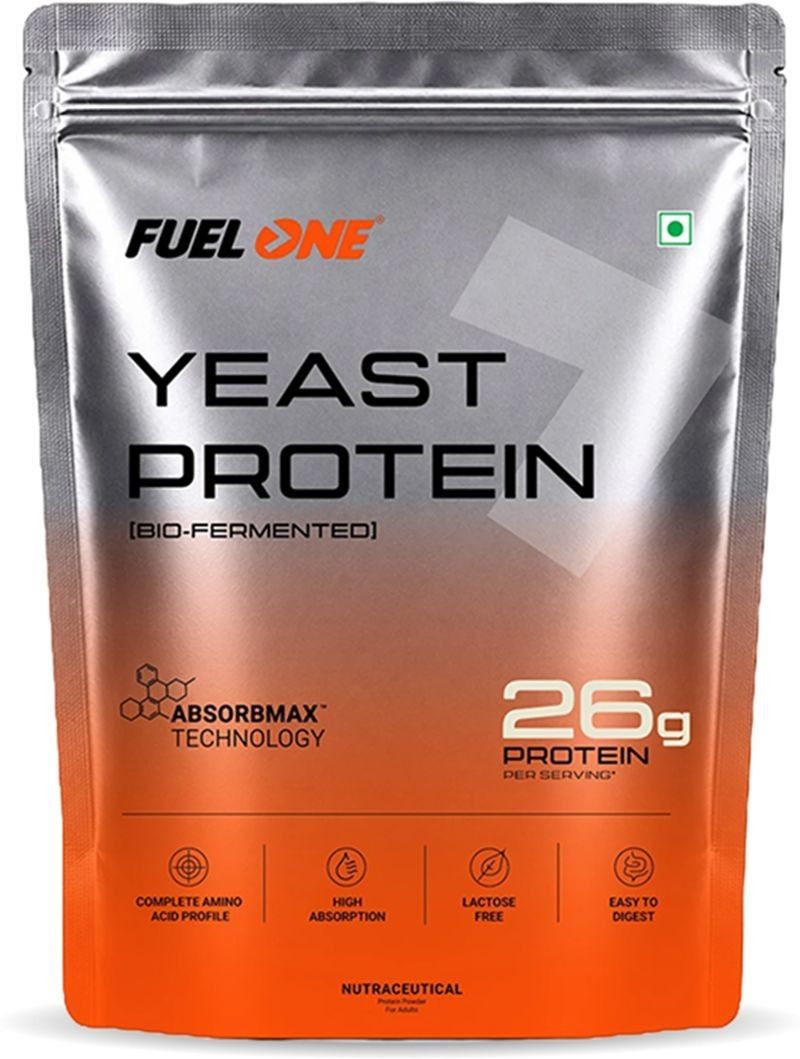 FUELONE Bio-fermented Yeast Protein Isolate 5.28g BCAA, 3.23g Glutamic Acid Whey Protein (1 kg, Chocolate)